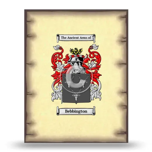 Bebbington Coat of Arms Print