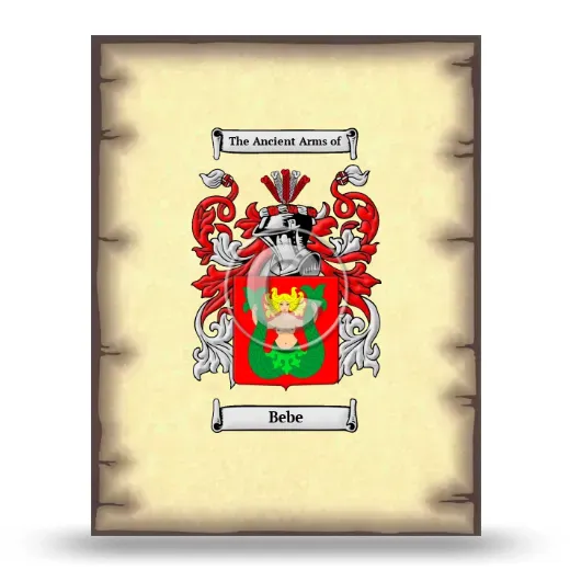 Bebe Coat of Arms Print