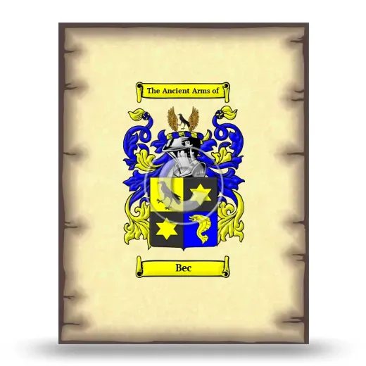 Bec Coat of Arms Print