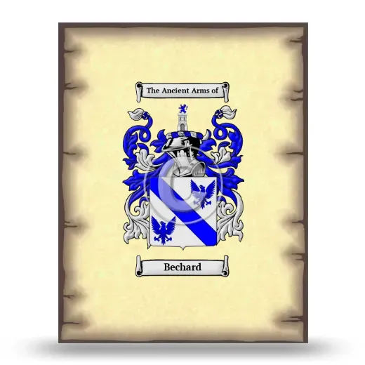 Bechard Coat of Arms Print