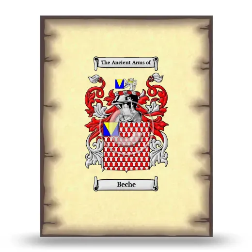 Beche Coat of Arms Print
