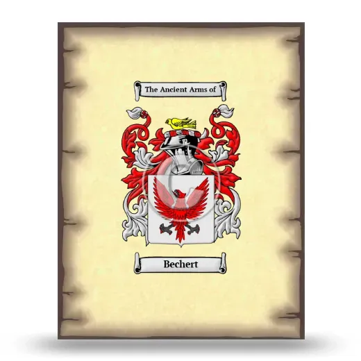 Bechert Coat of Arms Print