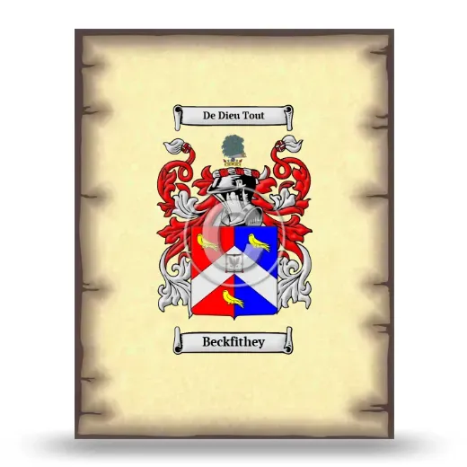 Beckfithey Coat of Arms Print