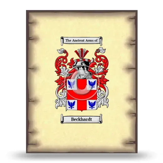 Beckhardt Coat of Arms Print
