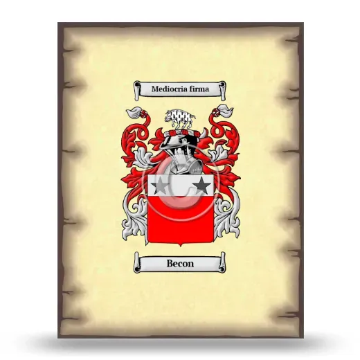 Becon Coat of Arms Print