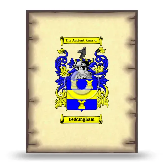 Beddingham Coat of Arms Print