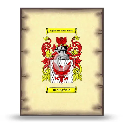 Bedingfield Coat of Arms Print