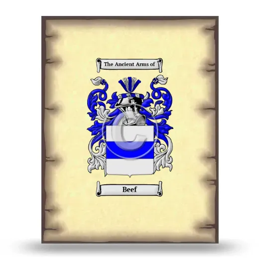 Beef Coat of Arms Print