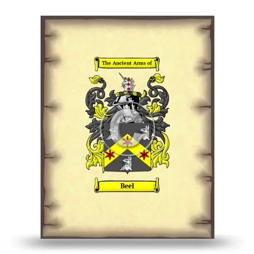 Beel Coat of Arms Print
