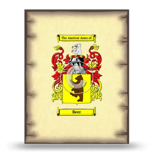 Beer Coat of Arms Print