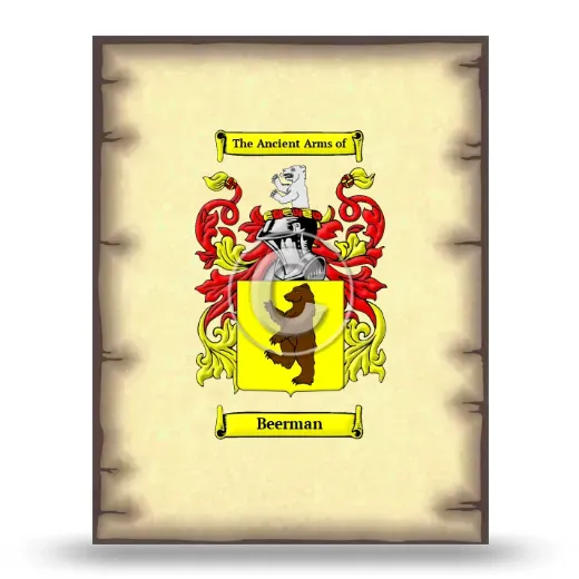 Beerman Coat of Arms Print