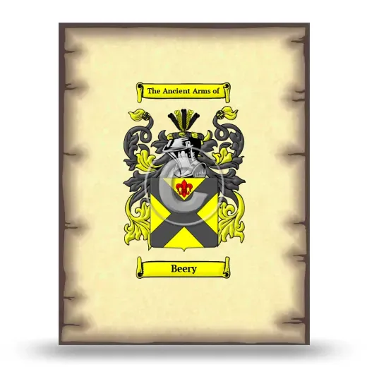 Beery Coat of Arms Print