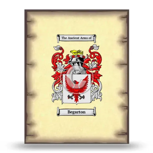 Begarton Coat of Arms Print