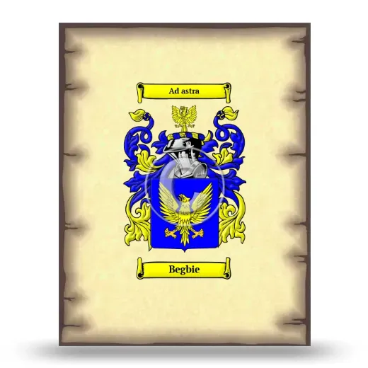 Begbie Coat of Arms Print