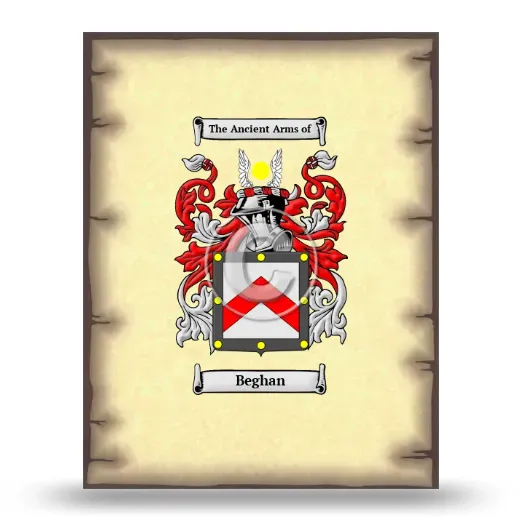 Beghan Coat of Arms Print