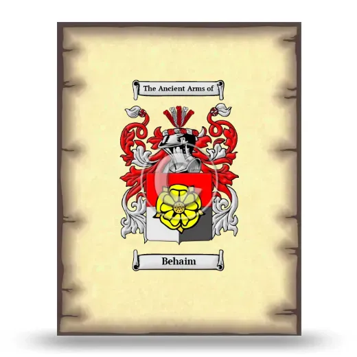 Behaim Coat of Arms Print