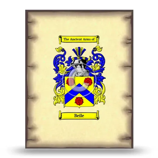Beile Coat of Arms Print
