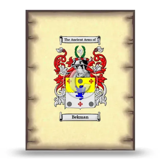 Bekman Coat of Arms Print