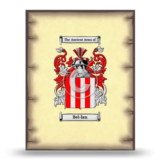 Bel-lan Coat of Arms Print