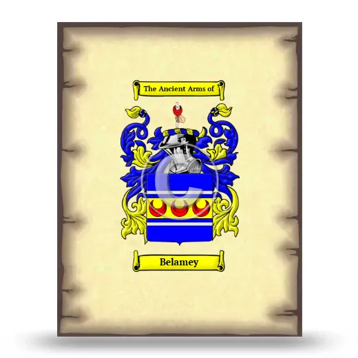 Belamey Coat of Arms Print