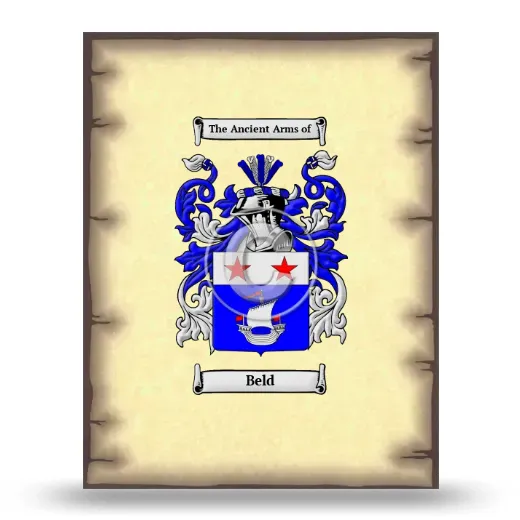 Beld Coat of Arms Print