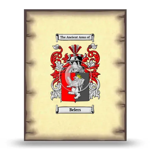 Belers Coat of Arms Print