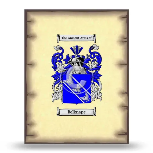 Belknape Coat of Arms Print