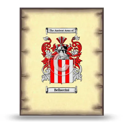Bellaccini Coat of Arms Print