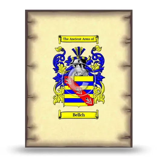 Bellch Coat of Arms Print