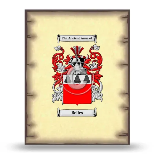 Belles Coat of Arms Print
