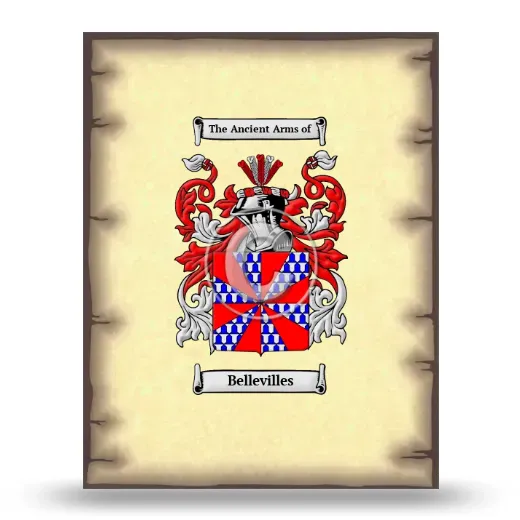 Bellevilles Coat of Arms Print