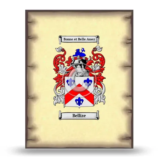 Bellize Coat of Arms Print