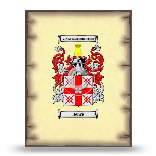 Bence Coat of Arms Print