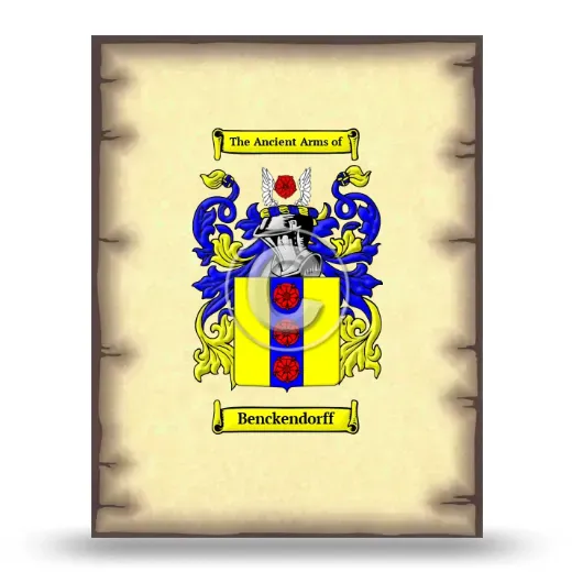 Benckendorff Coat of Arms Print