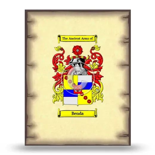 Benda Coat of Arms Print
