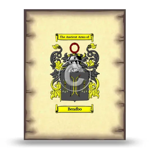 Bendbo Coat of Arms Print