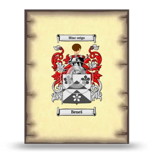 Beneš Coat of Arms Print