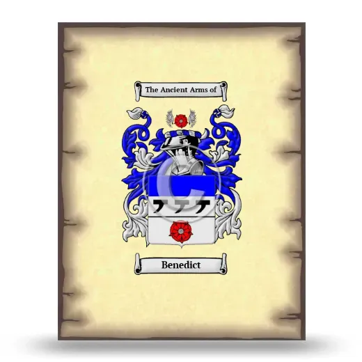 Benedict Coat of Arms Print