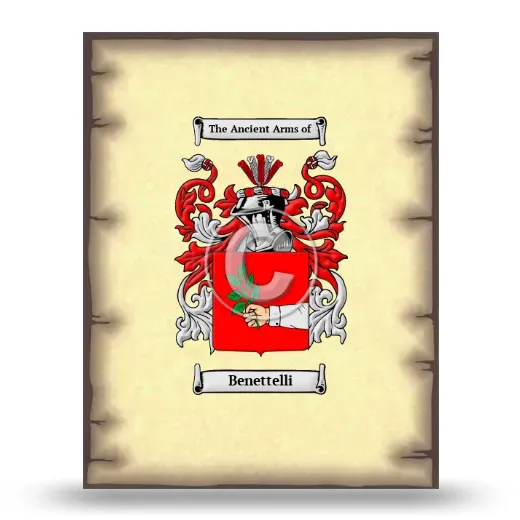 Benettelli Coat of Arms Print