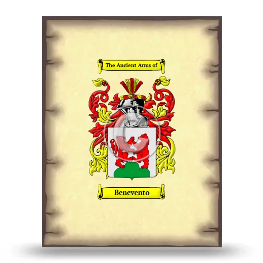 Benevento Coat of Arms Print