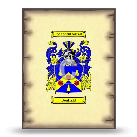 Benfield Coat of Arms Print