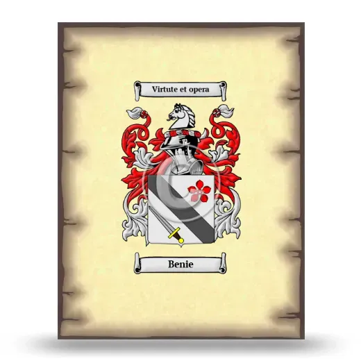Benie Coat of Arms Print