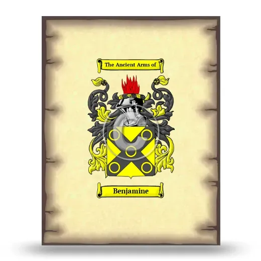 Benjamine Coat of Arms Print