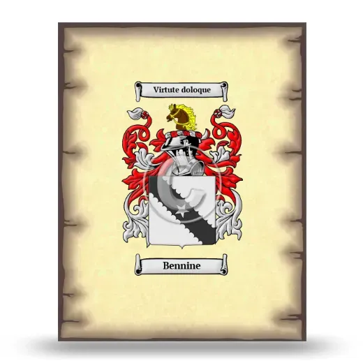 Bennine Coat of Arms Print
