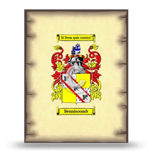 Bennisoomb Coat of Arms Print