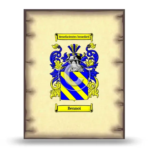 Bennoi Coat of Arms Print