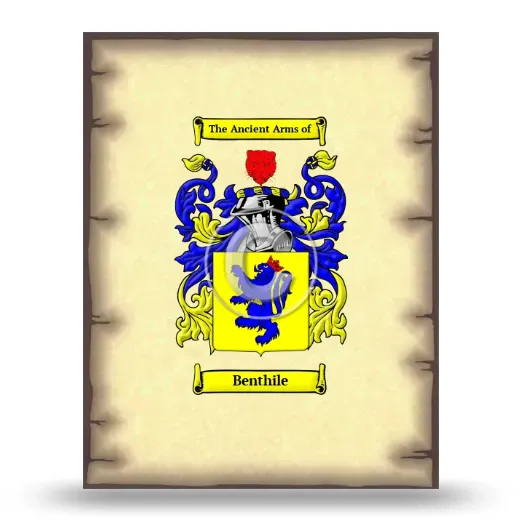 Benthile Coat of Arms Print