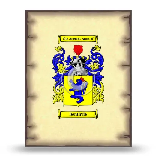 Benthyle Coat of Arms Print