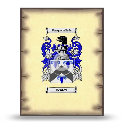 Bentox Coat of Arms Print