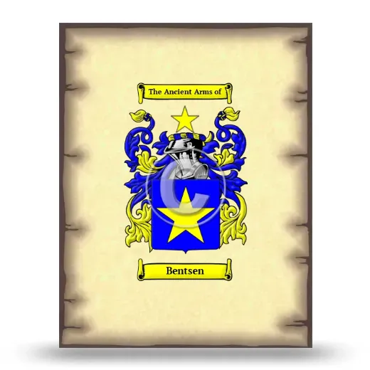 Bentsen Coat of Arms Print